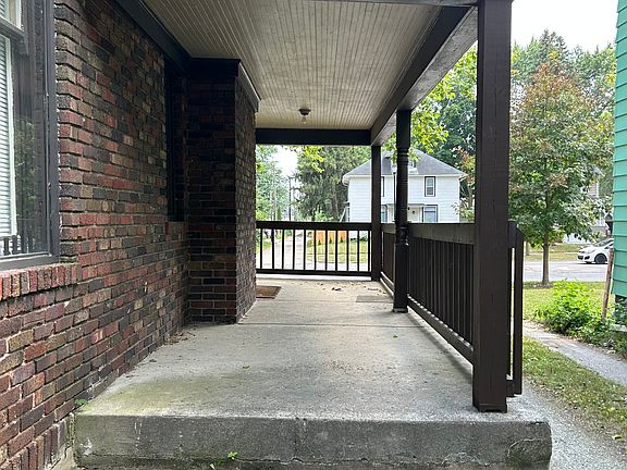 large covered porch