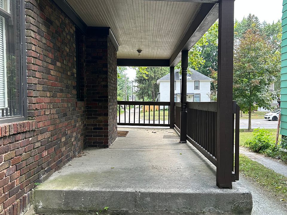 large covered porch