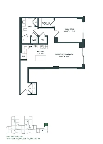 Floor plan A13
