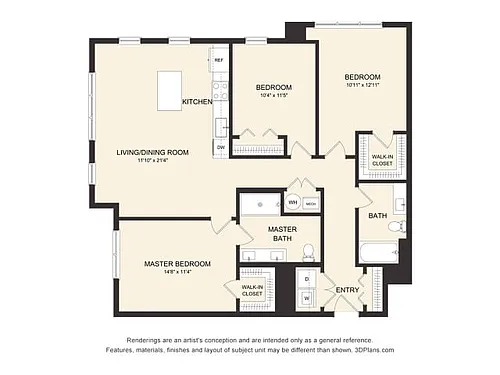 Floor plan D3A