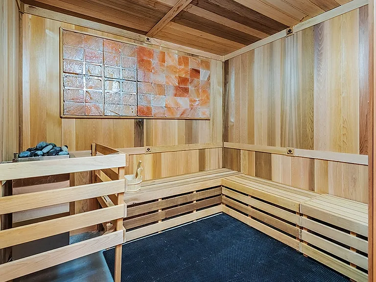 Relax in our steam sauna after a good workout