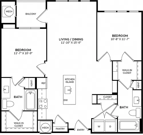 Floor plan B1