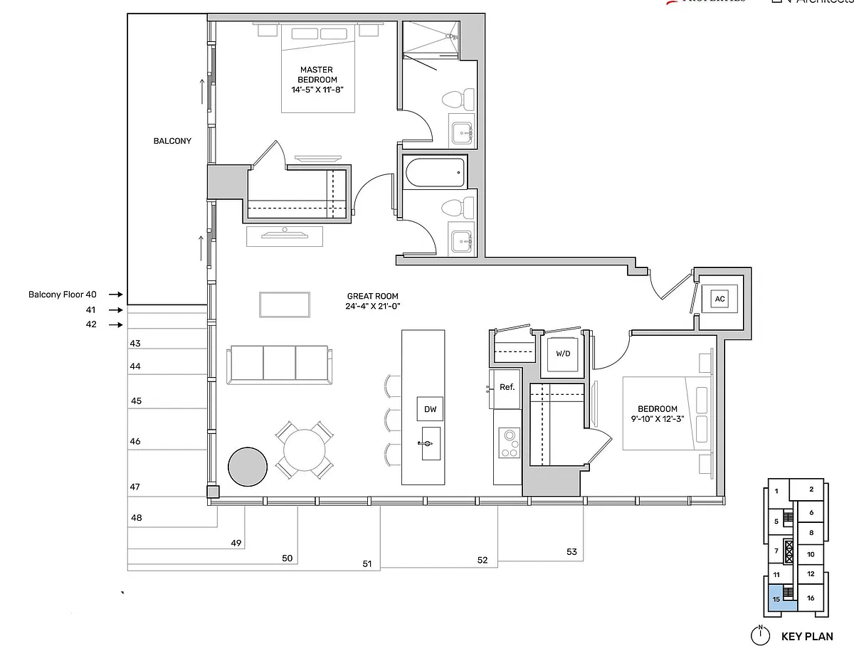 Floor plan B15