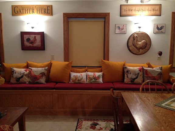 13' foot storage bench