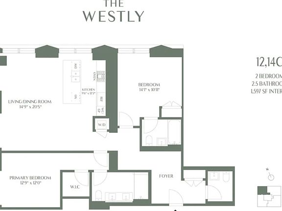 2nd image of 251 W 91st St #14C