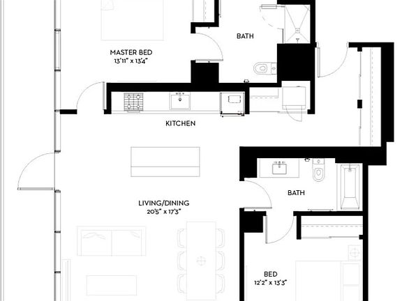 3rd image of 1341 S Indiana Ave #2906