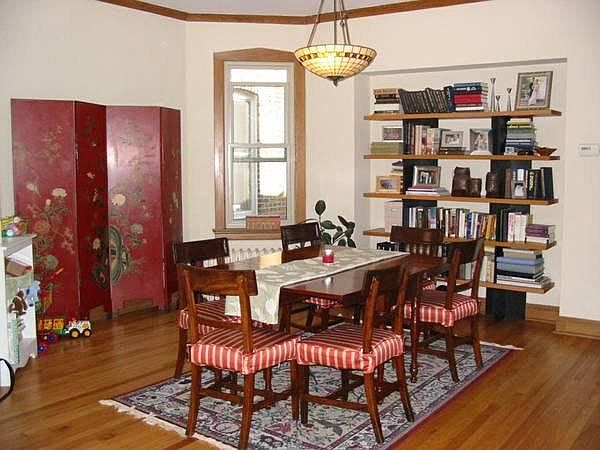 Dining Room w hardwood floors