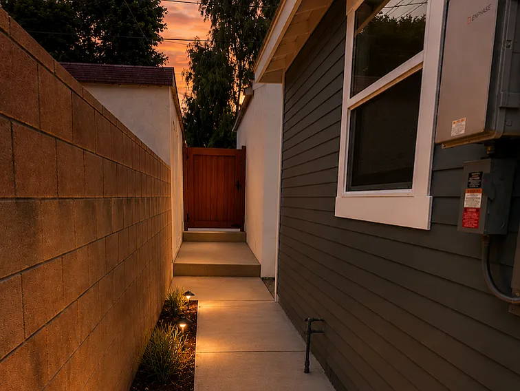 Private entrance
