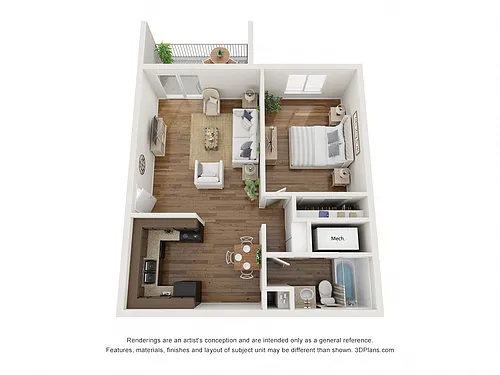 Floor plan Oak