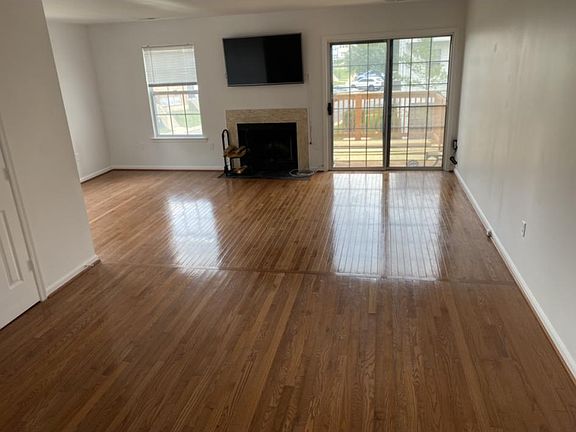 Hardwood Floors, view from dining area.