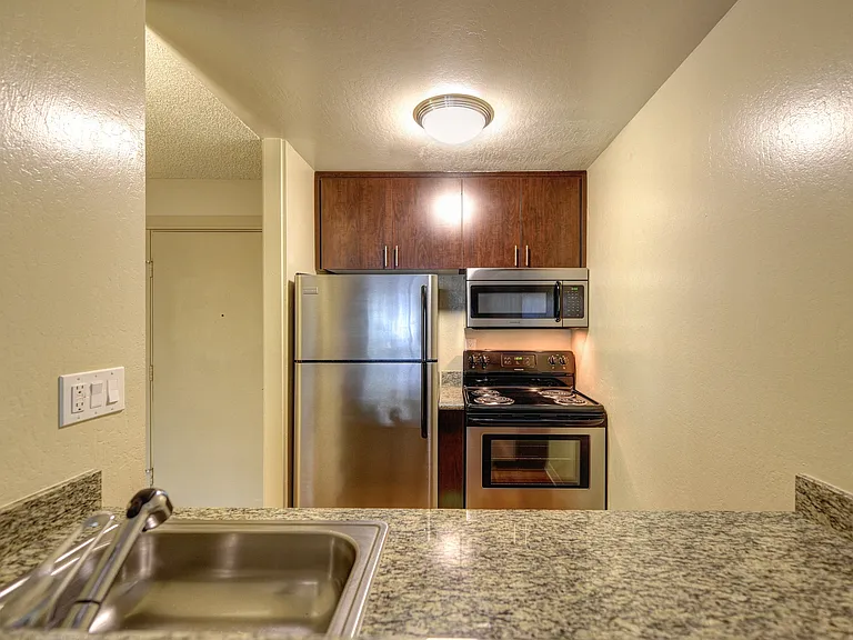 Kitchen with Granite Counters