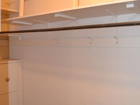 Large closet in bedroom