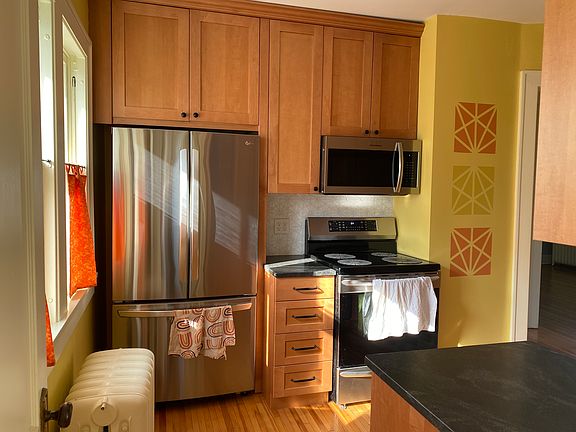 Remodeled kitchen. Induction stove