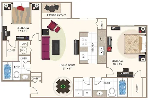 Floor plan Lake Ontario