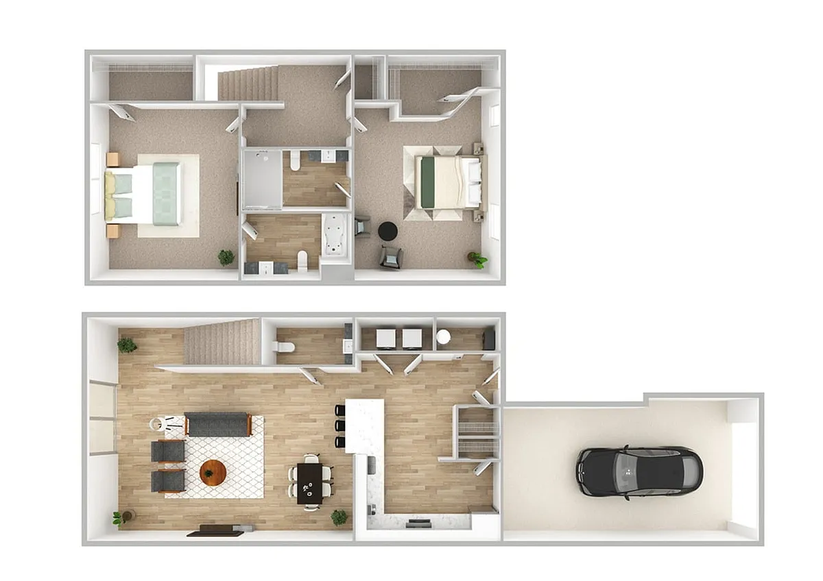 Floor plan Summit (Townhome)