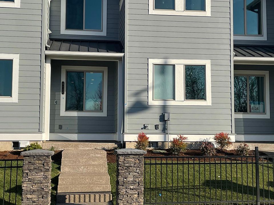 front of the house