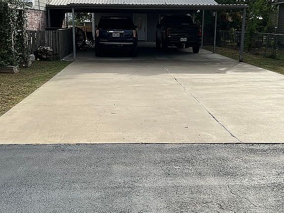 Covered carport