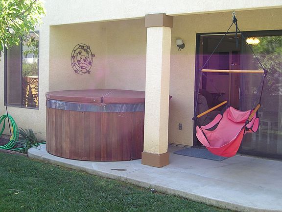 Hot Tub on Back Patio