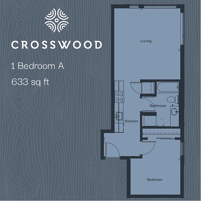 Floor plan One Bedroom A