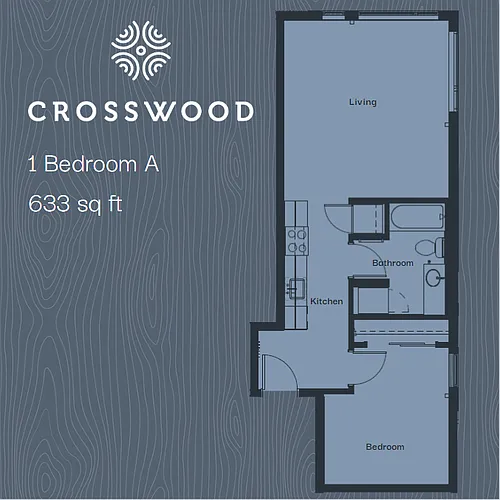 Floor plan One Bedroom A