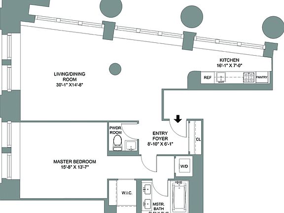 2nd image of 55 Wall St APT 500