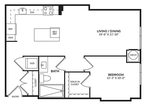 Floor plan P1