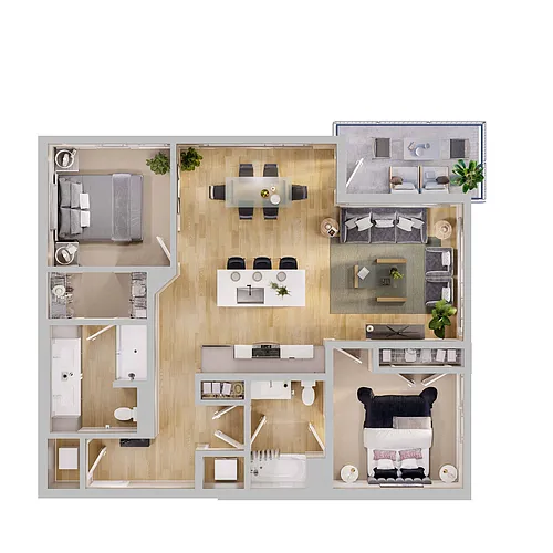 Floor plan B3