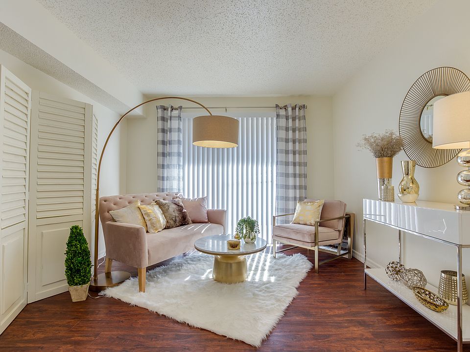 Two Bedroom-Open living room with private patio