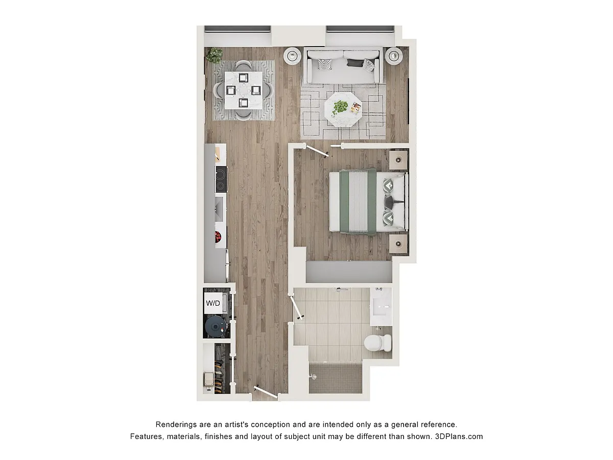 Floor plan Type V 1B/1B
