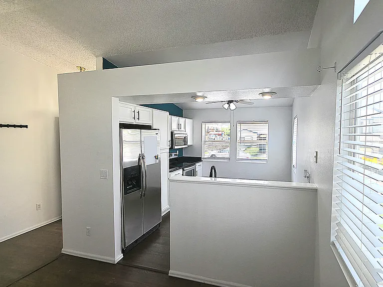 Kitchen from living room