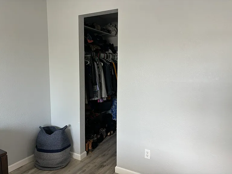 Walk-in closet in primary bdrm