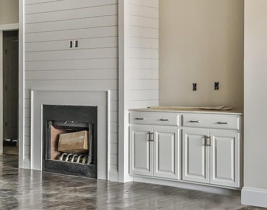 Shiplap fireplace