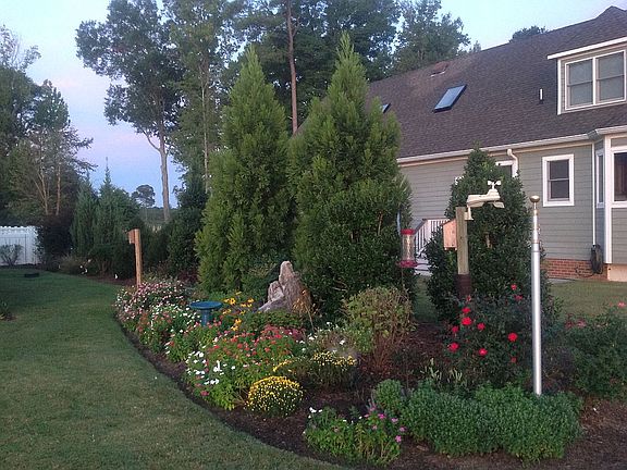 Garden area on Riverside