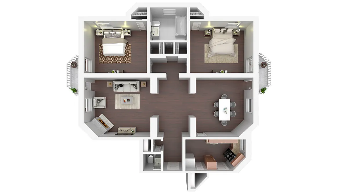 Floor plan Flat 202