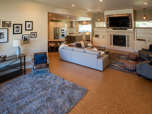 Front room into living room