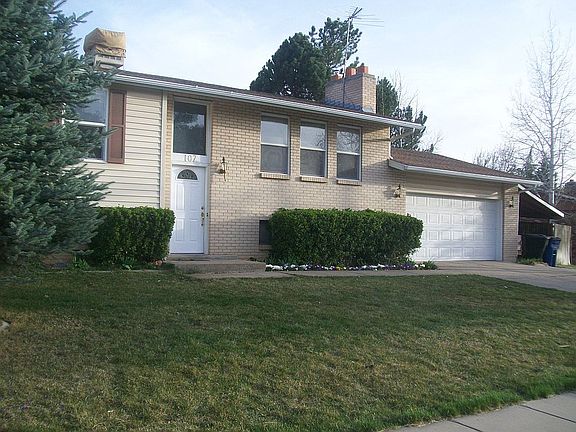 Front view toward west