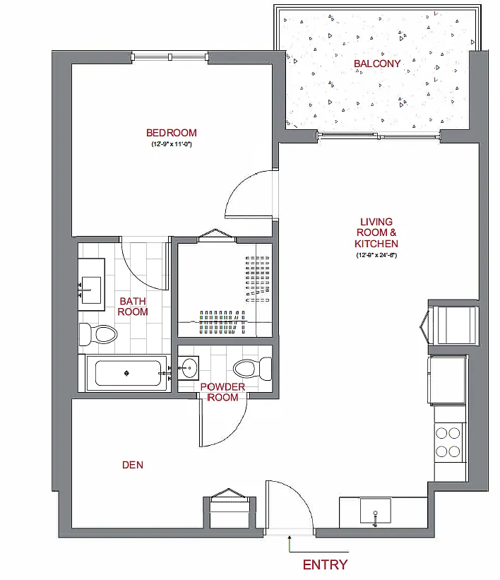 Floor plan K