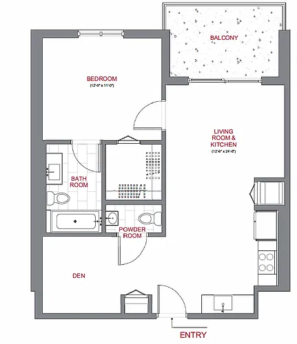 Floor plan K