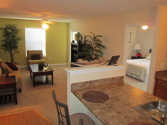 One Bedroom Kitchen/ Living Room View