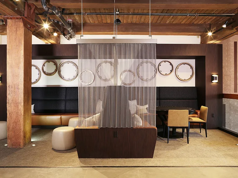 Socializing made comfortable with varying seating options