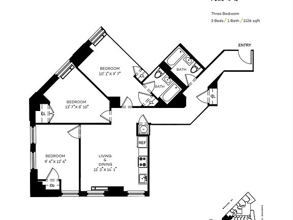 2nd image of 63 Wall St Front 4H