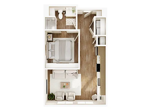 Floor plan Urban Studio-B
