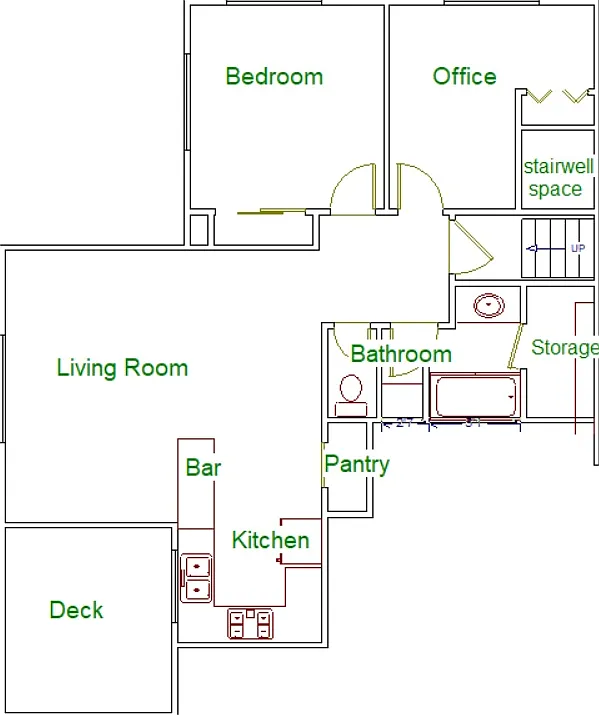 Floor plan (to scale)