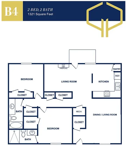 Floor plan The 1321B