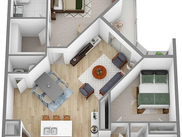 Rivera | 2 Bedroom | 2 Bath |1089 SF Rivera | 2 Bedroom | 2 Bath |1089 SF