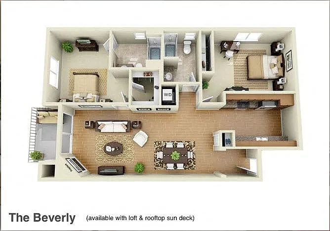 Floor plan The Beverly