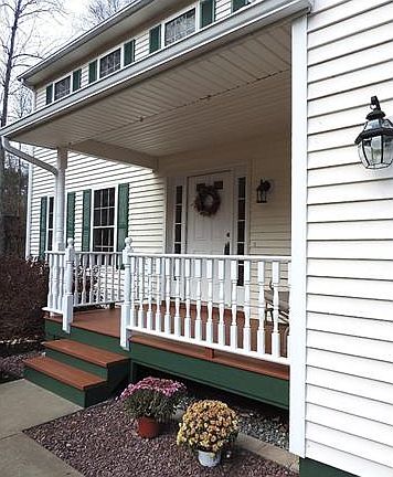 Walkway to Porch and front ...