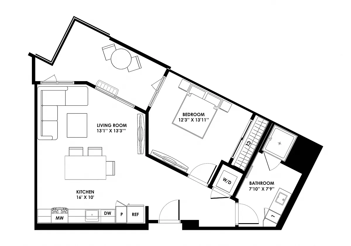 Floor plan 1G-1