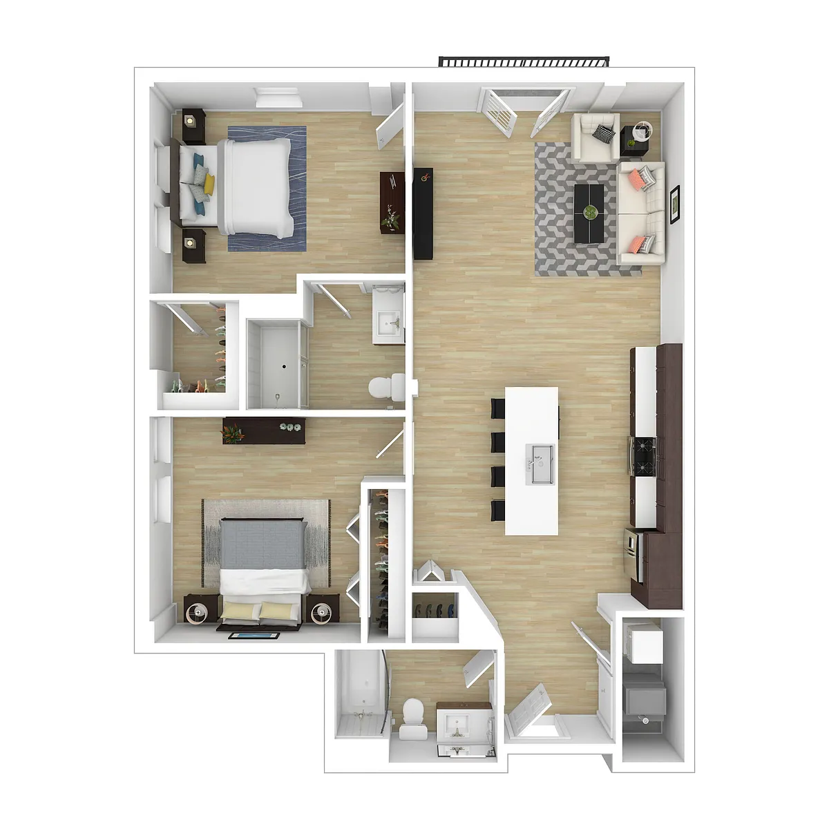 Floor plan 2B