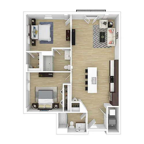 Floor plan 2B